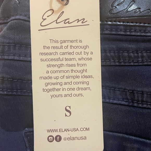 Elane Blue Camo Skinny Jeans Jayme Fly Button Womens Size Small - Picture 6 of 12